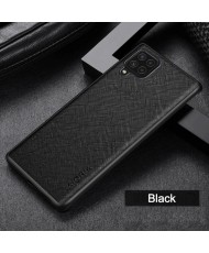 Чохол AIORIA Cross Pattern Case для Samsung Galaxy A42 5G Black