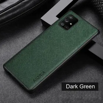 Чехол AIORIA Cross Pattern Case для Samsung Galaxy A51 5G Green