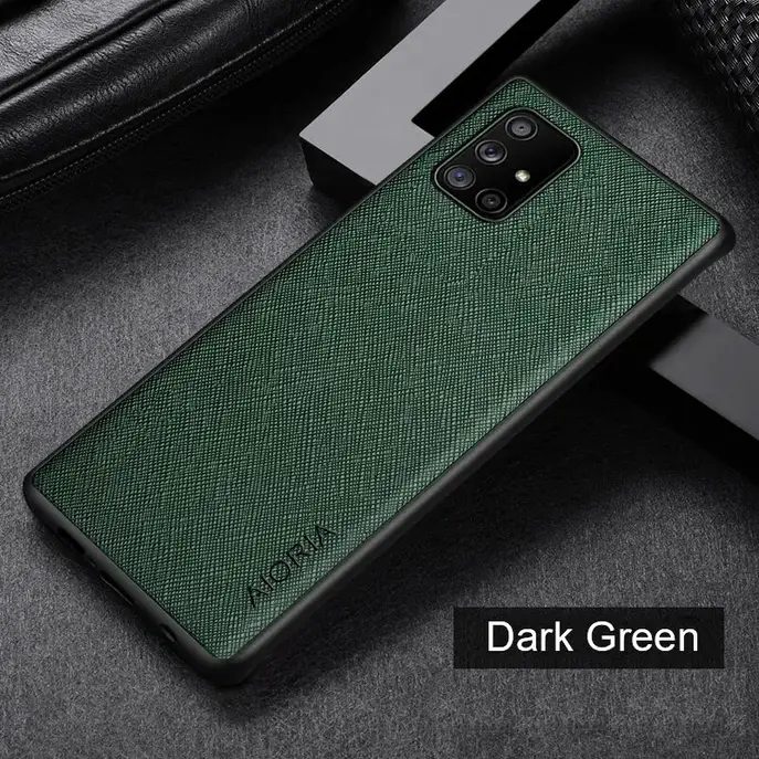Чохол AIORIA Cross Pattern Case для Samsung Galaxy A51 5G Green