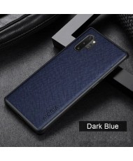 Чехол AIORIA Cross Pattern Case для Samsung Galaxy Note 10+ Blue
