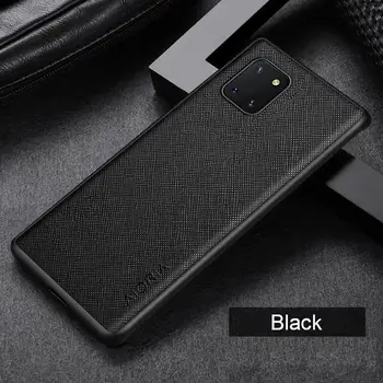 Чохол AIORIA Cross Pattern Case для Samsung Galaxy Note 10 Lite Black