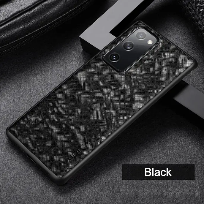 Чохол AIORIA Cross Pattern Case для Samsung Galaxy S20 Ultra Black