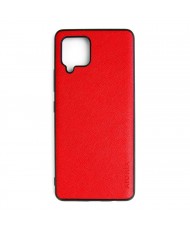 Чохол AIORIA Cross Pattern Case для Samsung Galaxy A42 5G Red