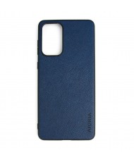 Чохол AIORIA Cross Pattern Case для Samsung Galaxy A73 Blue