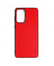 Чохол AIORIA Cross Pattern Case для Samsung Galaxy A73 Red