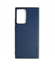 Чохол AIORIA Cross Pattern Case для Samsung Galaxy Note 20 Ultra Blue