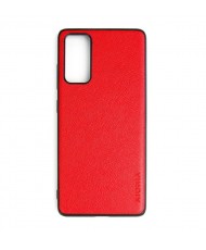 Чехол AIORIA Cross Pattern Case для Samsung Galaxy S20 FE 5G Red