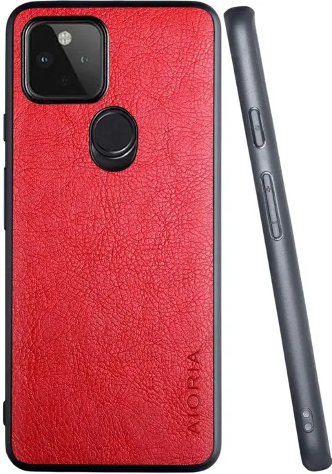 Чехол AIORIA Cross Pattern Case для Google Pixel 4a Red