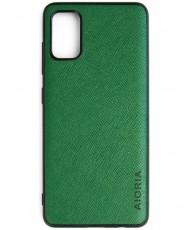 Чохол AIORIA Cross Pattern Case для Samsung Galaxy A41 Green