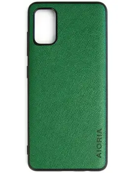 Чехол AIORIA Cross Pattern Case для Samsung Galaxy A41 Green