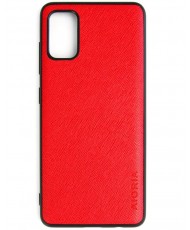 Чохол AIORIA Cross Pattern Case для Samsung Galaxy A41 Red