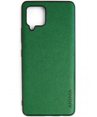 Чехол AIORIA Cross Pattern Case для Samsung Galaxy A42 5G Green