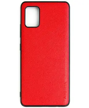 Чохол AIORIA Cross Pattern Case для Samsung Galaxy A51 5G Red