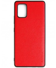 Чехол AIORIA Cross Pattern Case для Samsung Galaxy A71 5G Red
