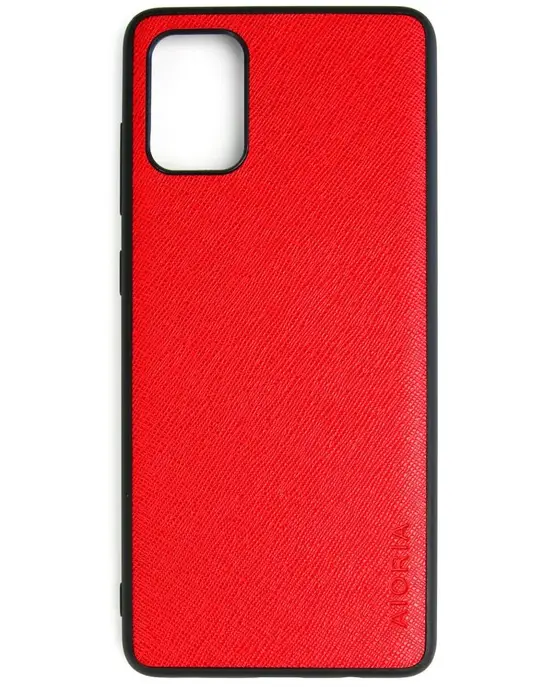 Чохол AIORIA Cross Pattern Case для Samsung Galaxy A31 Red