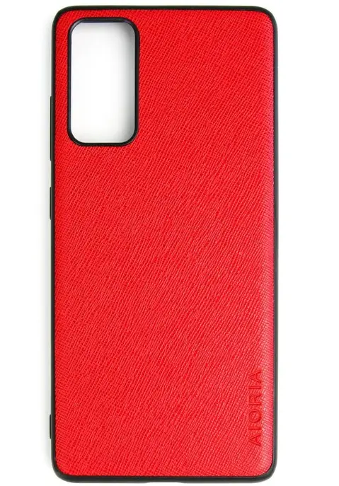 Чохол AIORIA Cross Pattern Case для Samsung Galaxy S20 FE 5G Red