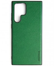 Чохол AIORIA Cross Pattern Case для Samsung Galaxy S22 Ultra Green