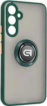 Чохол ArmorStandart Frosted Matte Ring для Samsung Galaxy A54 5G (A546) Dark Green (ARM68359)
