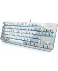 Клавiатура ASUS ROG Strix Scope NX TKL Moonlight White (90MP02B6-BKUA00) (UA)