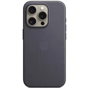Чохол Apple FineWoven Case (AAA) with MagSafe для iPhone 15 Pro Max Black (MT4V3)