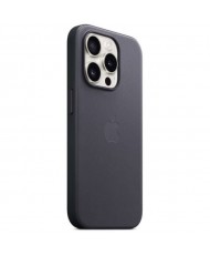 Чехол Apple FineWoven Case (AAA) with MagSafe для iPhone 15 Pro Max Black (MT4V3)