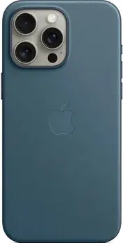 Чохол Apple FineWoven Case (AAA) with MagSafe для iPhone 15 Pro Max Pacific Blue (MT4Y3)