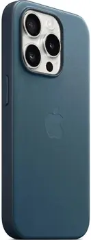 Чохол Apple FineWoven Case (AAA) with MagSafe для iPhone 15 Pro Max Pacific Blue (MT4Y3)