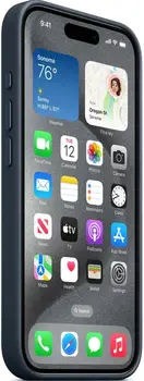 Чохол Apple FineWoven Case (AAA) with MagSafe для iPhone 15 Pro Max Pacific Blue (MT4Y3)