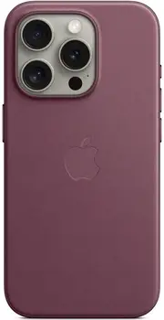 Чехол Apple FineWoven Case (AAA) with MagSafe для iPhone 15 Pro Mulberry (MT4L3)