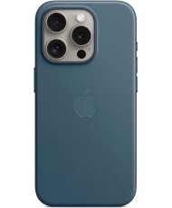 Чохол Apple FineWoven Case (AAA) with MagSafe для iPhone 15 Pro Pacific Blue (MT4Q3)