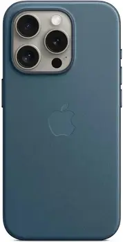 Чехол Apple FineWoven Case (AAA) with MagSafe для iPhone 15 Pro Pacific Blue (MT4Q3)