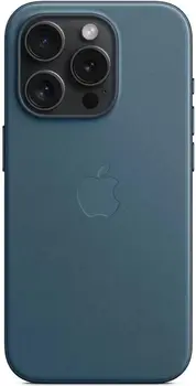 Чехол Apple FineWoven Case (AAA) with MagSafe для iPhone 15 Pro Pacific Blue (MT4Q3)