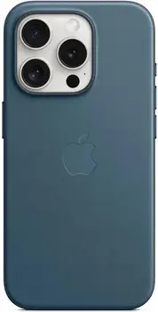 Чехол Apple FineWoven Case (AAA) with MagSafe для iPhone 15 Pro Pacific Blue (MT4Q3)