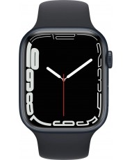 Смарт-годинник Apple Watch Series 7 GPS 45mm Midnight Aluminum Case With Midnight Sport Band (MKN53/MKNN3)