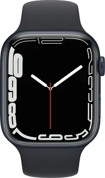 Смарт-годинник Apple Watch Series 7 GPS 45mm Midnight Aluminum Case With Midnight Sport Band (MKN53/MKNN3)