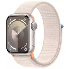 Смарт-годинник Apple Watch Series 9 GPS 45mm Starlight Aluminum Case w. Starlight Sport Loop (MR983)