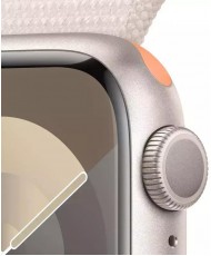 Смарт-годинник Apple Watch Series 9 GPS 45mm Starlight Aluminum Case w. Starlight Sport Loop (MR983)