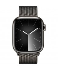 Смарт-годинник Apple Watch Series 9 GPS + Cellular 41mm Graphite S. Steel Case w. Graphite Milanese Loop (MRJA3)