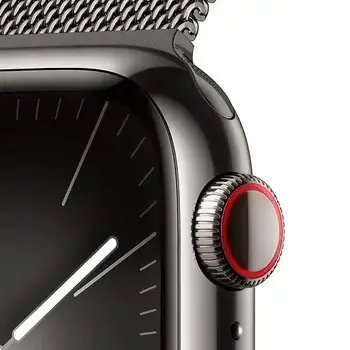 Смарт-годинник Apple Watch Series 9 GPS + Cellular 41mm Graphite S. Steel Case w. Graphite Milanese Loop (MRJA3)