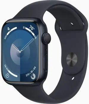 Смарт-годинник Apple Watch Series 9 GPS + Cellular 45mm Midnight Aluminum Case w. Midnight Sport Band - S/M (MRMC3)