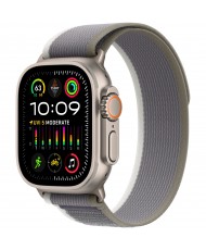 Смарт-годинник Apple Watch Ultra 2 GPS + Cellular 49mm Titanium Case with Green/Gray Trail Loop - M/L (MRF43)