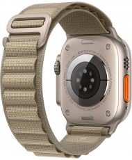 Смарт-годинник Apple Watch Ultra 2 GPS + Cellular 49mm Titanium Case with Olive Alpine Loop - Small (MREX3/MRFH3)