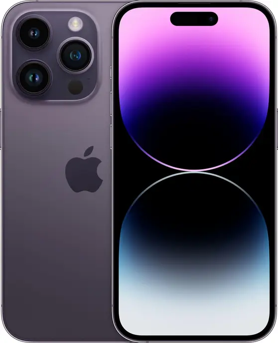 Смартфон Apple iPhone 14 Pro 128GB Deep Purple Dual Sim (MQ0D3)