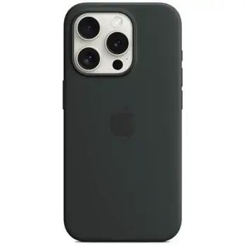 Чохол Apple iPhone 15 Pro Max Silicone Case with MagSafe - Black (MT1M3)