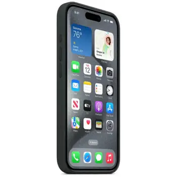 Чохол Apple iPhone 15 Pro Max Silicone Case with MagSafe - Black (MT1M3)