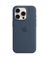 Чохол Apple iPhone 15 Pro Silicone Case with MagSafe - Storm Blue (MT1D3)