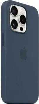 Чехол Apple iPhone 15 Pro Silicone Case with MagSafe - Storm Blue (MT1D3)