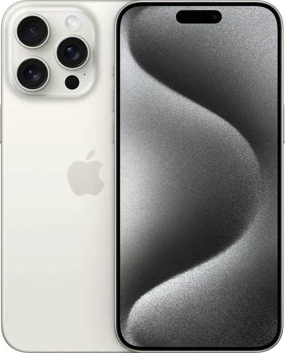 Смартфон Apple iPhone 15 Pro 128GB eSIM White Titanium (MTQN3)