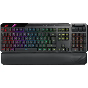 Клавіатура бездротова Asus ROG Claymore II RD RGB WL Black (90MP01W0-BKUA01) (UA)