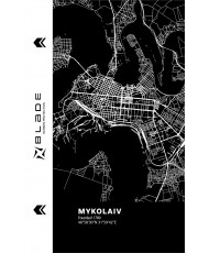 Защитная гидрогелевая пленка BLADE Hydrogel Screen Protection (Print_Plotter) back Cities of Ukraine series Mykolaiv